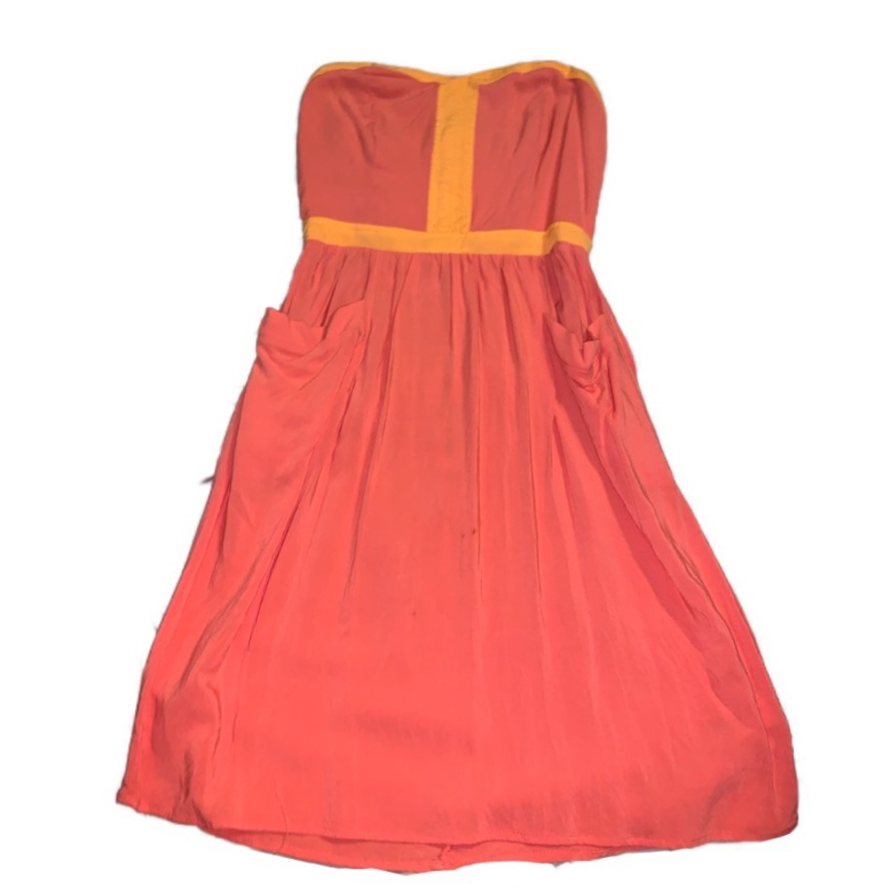 Strapless summer dress